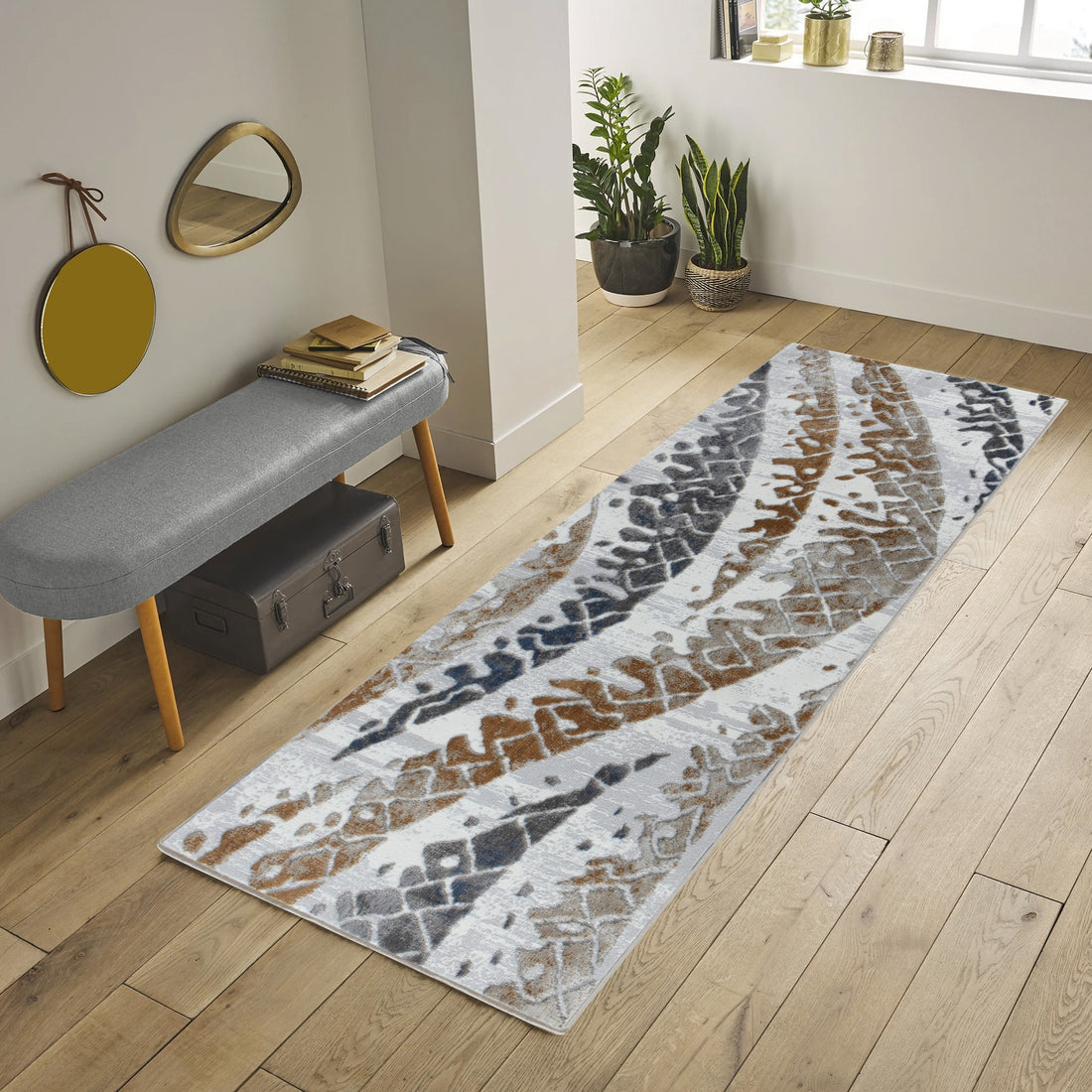 Nova Gc Soh9003 Multi 2 Ft. 7 In. X 7 Ft. Area Rug White Polyester