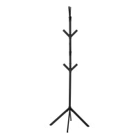 Coat Rack, Hall Tree, Free Standing, 8 Hooks, Entryway, 70"H, Bedroom, Black Metal, Contemporary, Modern Black Metal