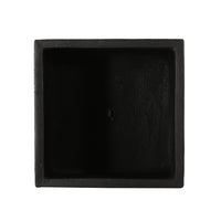 Outdoor Large Square Mgo Planter Black Magnesium Oxide