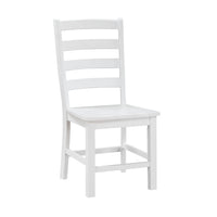 Modern Contemporary White Finish 5Pc Set Dining Table And 4 Side Chairs Set Wooden Kitchen Dining Furniture Casual Style Wood Wood White Seats 4 Wood Dining Room 72 Inches Casual,Farmhouse Rectangular Dining Table With Chair Wood