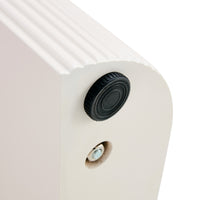 Table And Chair Set.67*35.4 Cream Style Mdf White Dining Table Set With 4 Cream Style Dining Chairs With A Vertical Line Design On Backrest.Adding A Warm And Gentle Atmosphere To Your Family. White