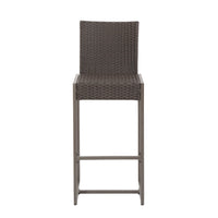 Conway Barstool Dark Brown Rattan