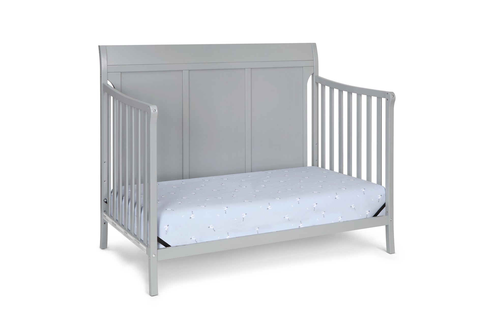 Shailee 4 In 1 Convertible Crib Gray Grey Wood