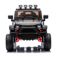 24V Kids Ride On Car W Parents Remote Control,400W Motor,Four Wheel Suspension,Adjustable Speed,Usb,Mp3,Music,Bluetooth,Large Display Screen,Power Display,Portable Handle,Safety Belt For Kids Aged 3