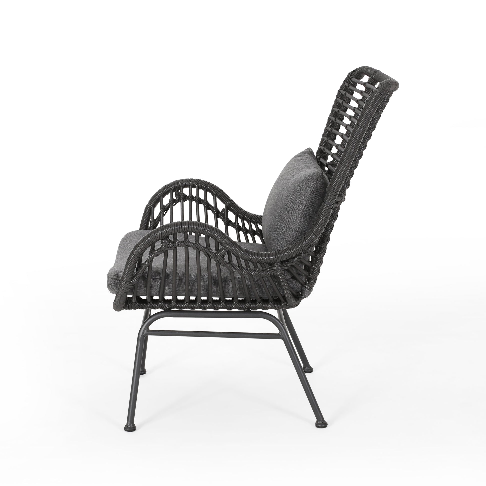 Montana Chair Grey Iron Plastic