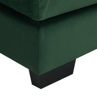 8804Aaf Console Green Velvet 1 Seat