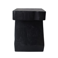 Max Side Table Black Concrete