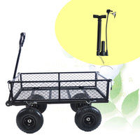 Wagon Cart Garden Cart Trucks Make It Easier To Transport Firewood Tc1840Bkg Black Metal