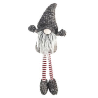 4Pcs Christmas Gnomes Decorations, Christmas Table Home Ornaments For Holiday Party Gifts Gray Polyester