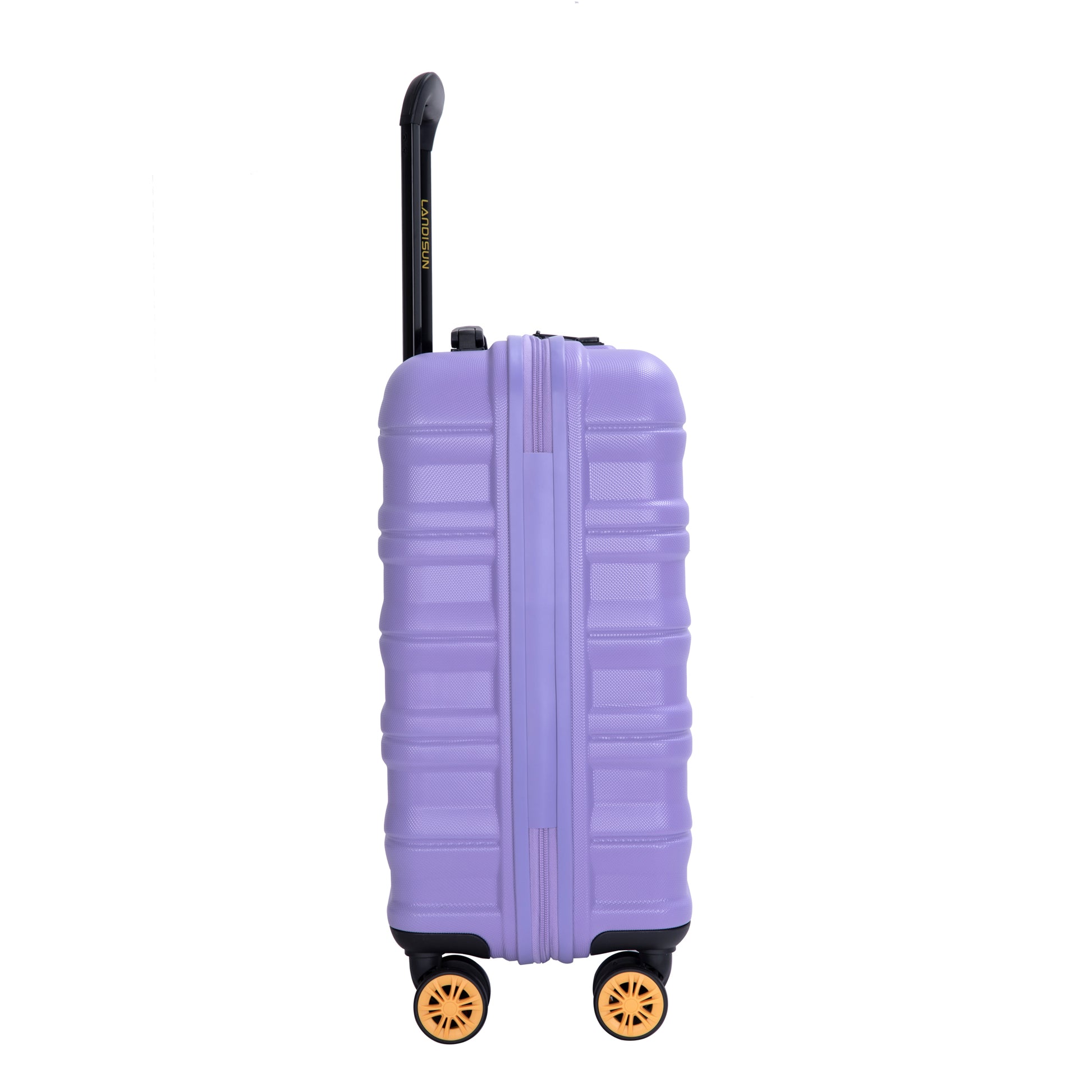 Carry On Luggage Airline Approved18.5" Carry On Suitcase With Tsa Approved Carry On Luggage With Wheels Carry On Bag Hard Shell Suitcases, Light Purple Light Purple Abs Pc