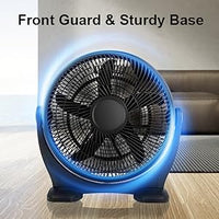 18 Inch 3 Speed Plastic Floor Fans Quiet For Home Commercial, Residential, And Greenhouse Use, Outdoor Indoor, Black Black Plastic