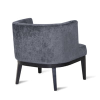 Accent Chair Charcoal Fabric