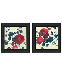 "Japanese Blossoms I" Framed Wall Art For Living Room, Wall Art Print For Home Decor, Bedroom Wall Art By Jg Studio Multicolor Wood Paper