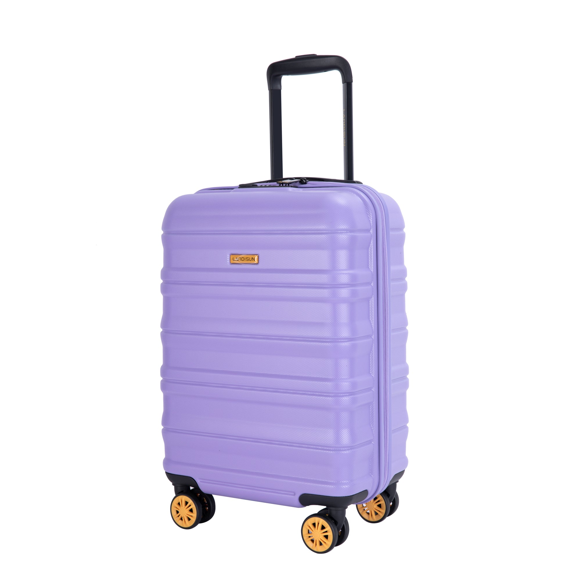 Carry On Luggage Airline Approved18.5" Carry On Suitcase With Tsa Approved Carry On Luggage With Wheels Carry On Bag Hard Shell Suitcases, Light Purple Light Purple Abs Pc