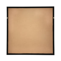 39.5X1X39.5" Camilla Square Shadow Box Wall D Cor Black White Plastic