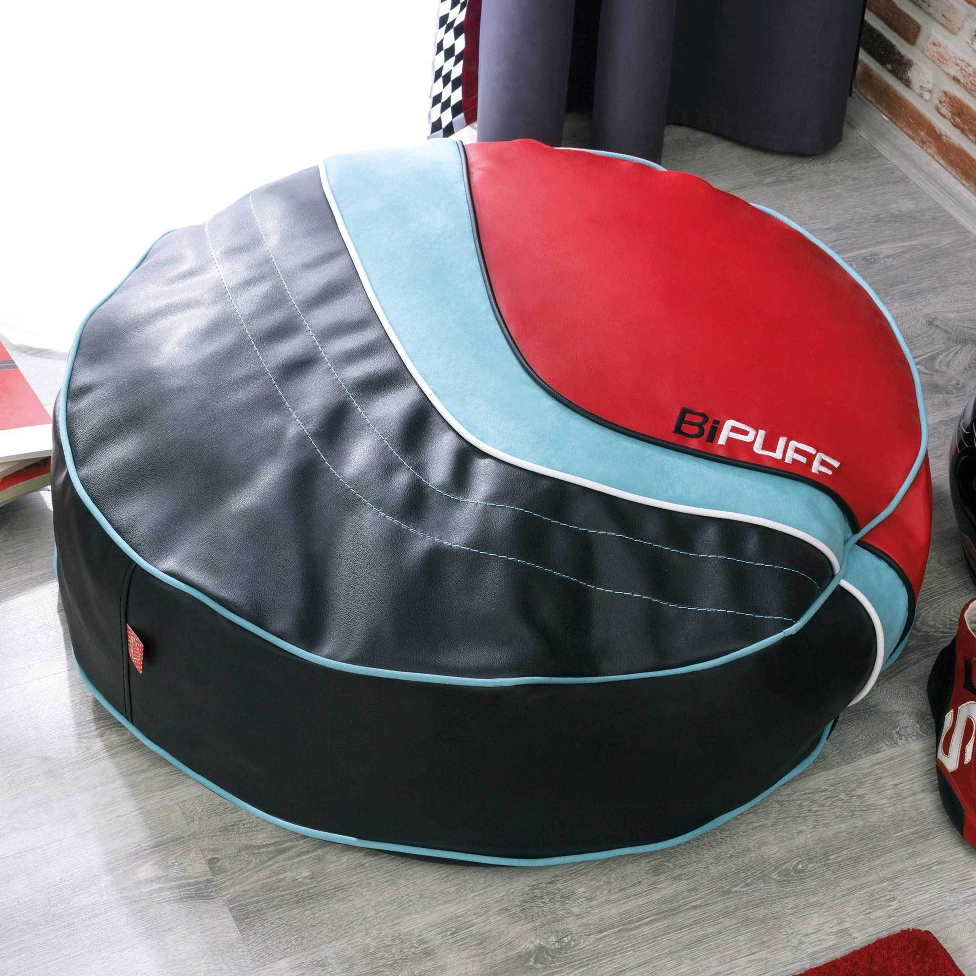 Championbean Bag Red Black Polyester Polyester