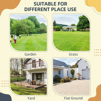 Pawhut Agility Weaves Poles, Adjustable Dog Agility Kit Training Course Equipment For Puppy With Storage Bag White Plastic