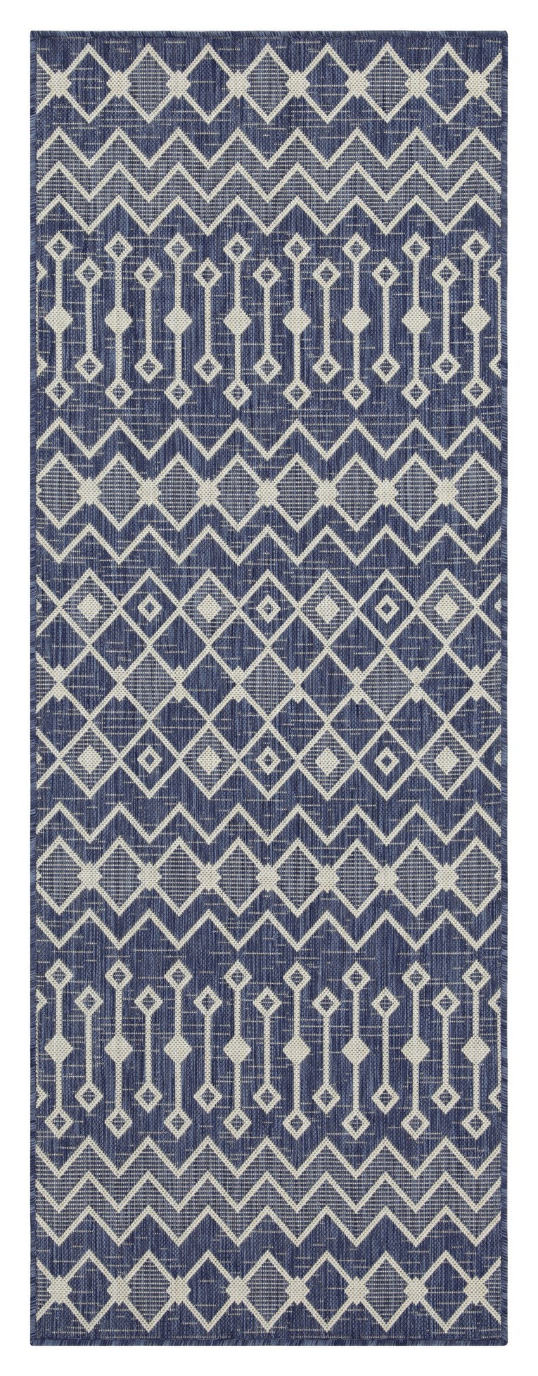 Sunshine Gc Har2019 Blue 7 Ft. 10 In. X 10 Ft. 3 In. Indoor Outdoor Area Rug Blue Polyester Polypropylene