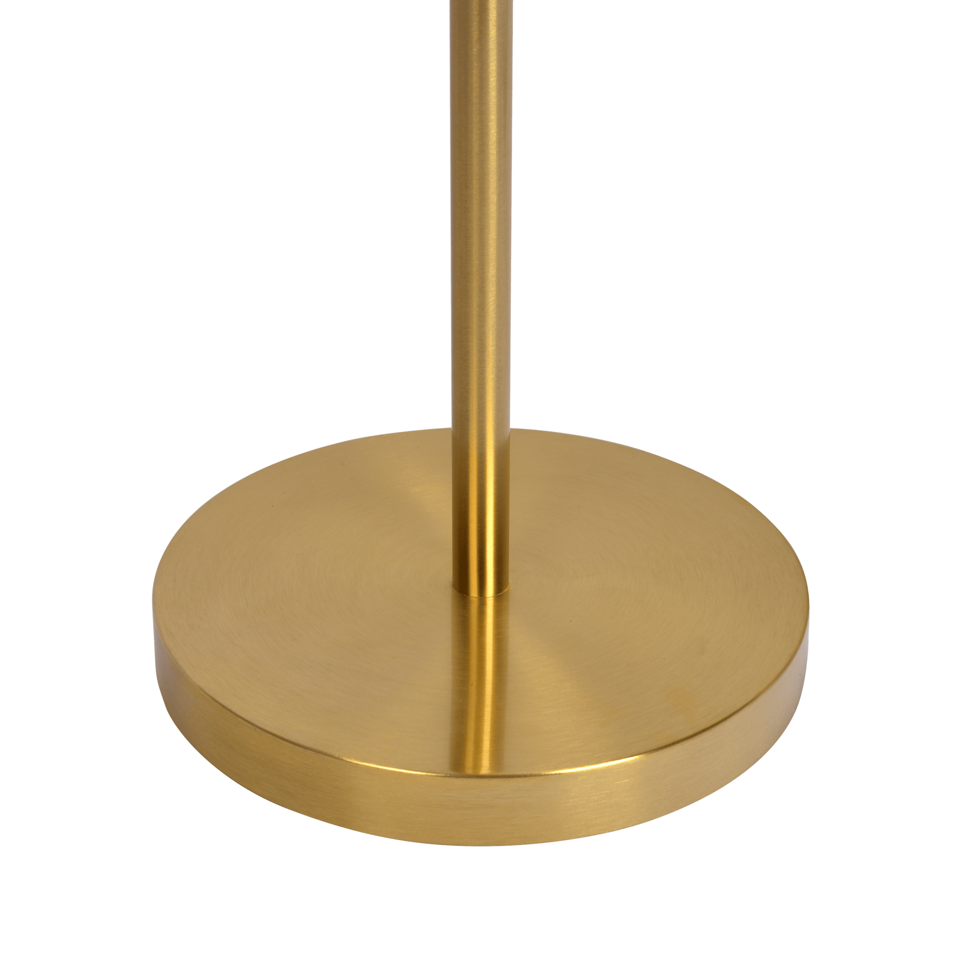Brilliance Modern Gold Brush Floor Lamp, Opal Glass Shades And Round Metal Base Clear,Gold Table&Floor Lamps Brass,Glass