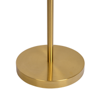 Brilliance Modern Gold Brush Floor Lamp, Opal Glass Shades And Round Metal Base Clear,Gold Table&Floor Lamps Brass,Glass