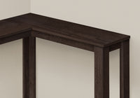 Accent Table, Console, Entryway, Narrow, Corner, Living Room, Bedroom, Brown Laminate, Contemporary, Modern Espresso Particle Board