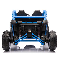 24V Two Seater Kids Ride On Utv W Parents Control,20In Seat Width,400W Super High Power,Four Wheel Suspension,Bluetooth,Mp3,Usb,Led Light,Horn,Rear Storage Space,Speeds 3.73 4.97Mph For Kids Aged 3