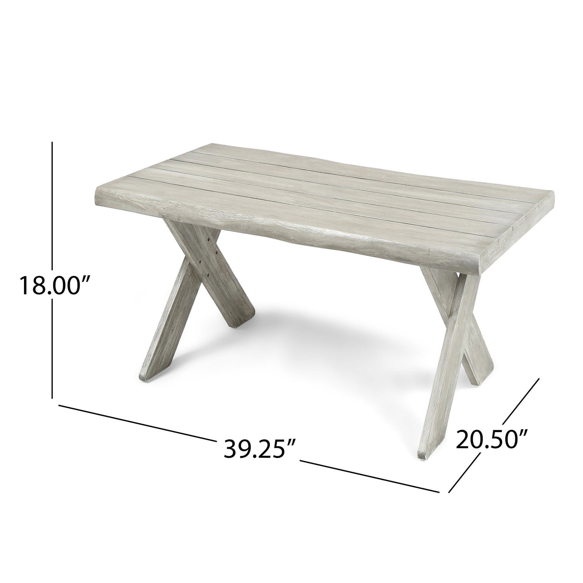 Eaglewood Coffee Table Light Grey Wood