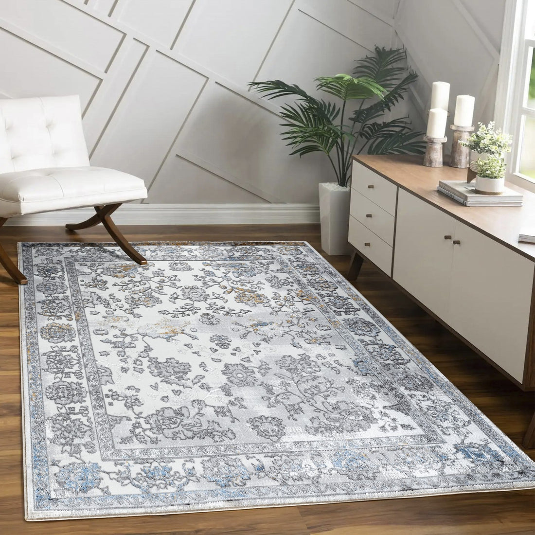 Legacy Gc Cam8002 Multi 2 Ft. 7 In. X 7 Ft. Area Rug Grey Polyester