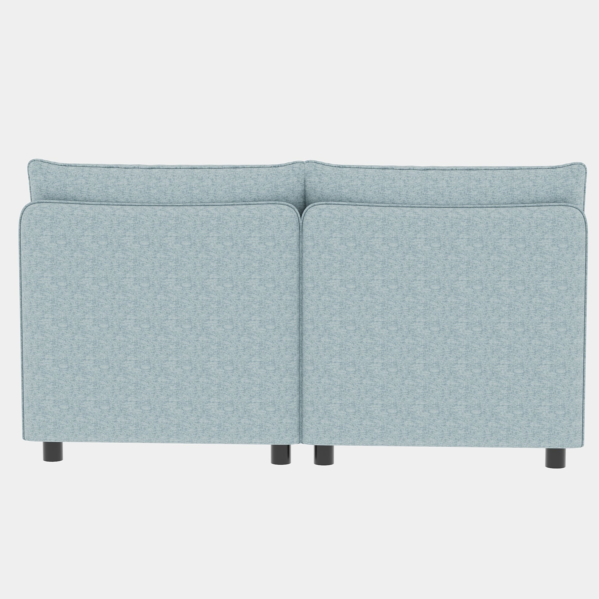 Love Seat Couches, 2 Seater Loveseat Mid Century Modern Sofa Couch With Storage For Small Spaces, Living Room, Dorm, Bedroom Antique Blue Fabric