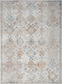 Noble Gc Gen7006 Ivory 2 Ft. 7 In. X 7 Ft. 3 In. Area Rug Beige Polyester