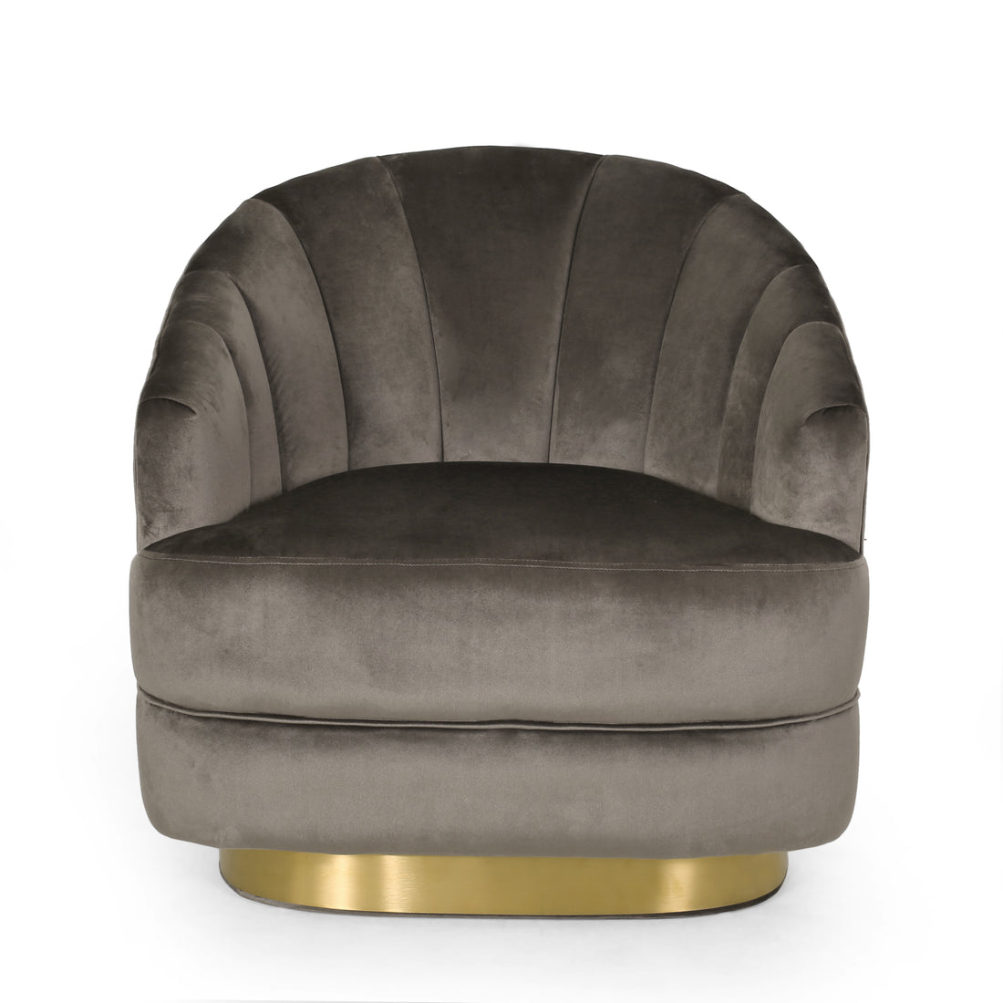 Arm Chair Grey Velvet