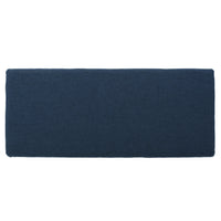 Storage Ottoman Navy Blue Fabric