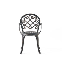 Camden 3Pc Cast Bistro Set W Ice Bucket Copper Aluminium