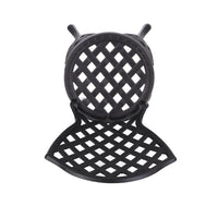 Bono Metal Bistro Set Black Aluminium