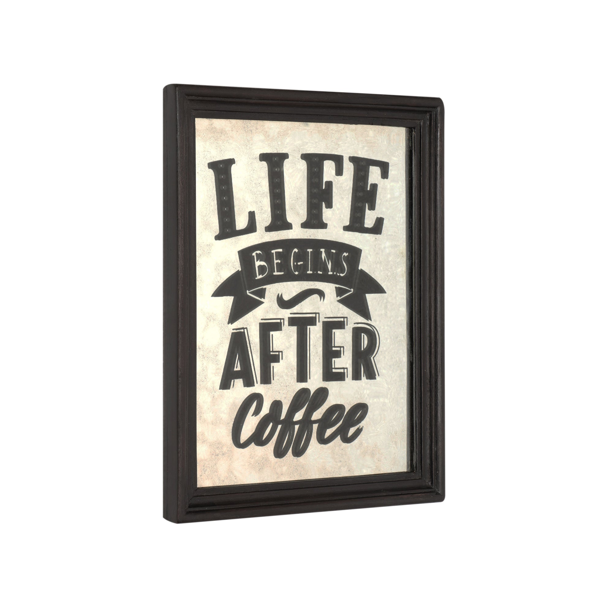 Coffee Transfer Wall D Cor Life Black Wood