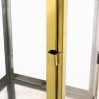 Harris 18"H Stainless Steel Lantern Gold Stainless Steel