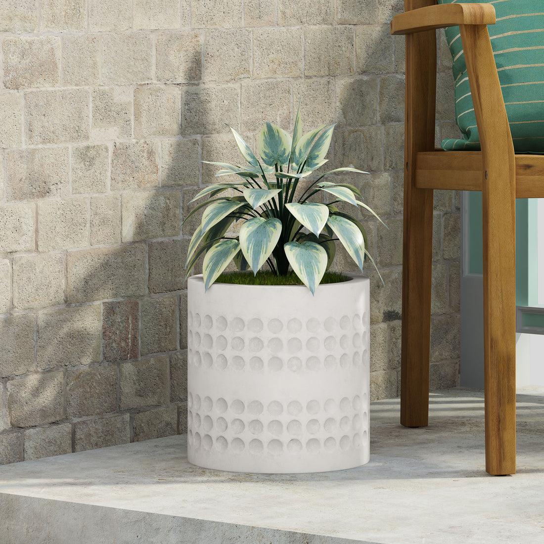 Mgo Planter Antique White Magnesium Oxide