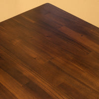 Dining Table, Rich Mahogany Brown Acacia Wood