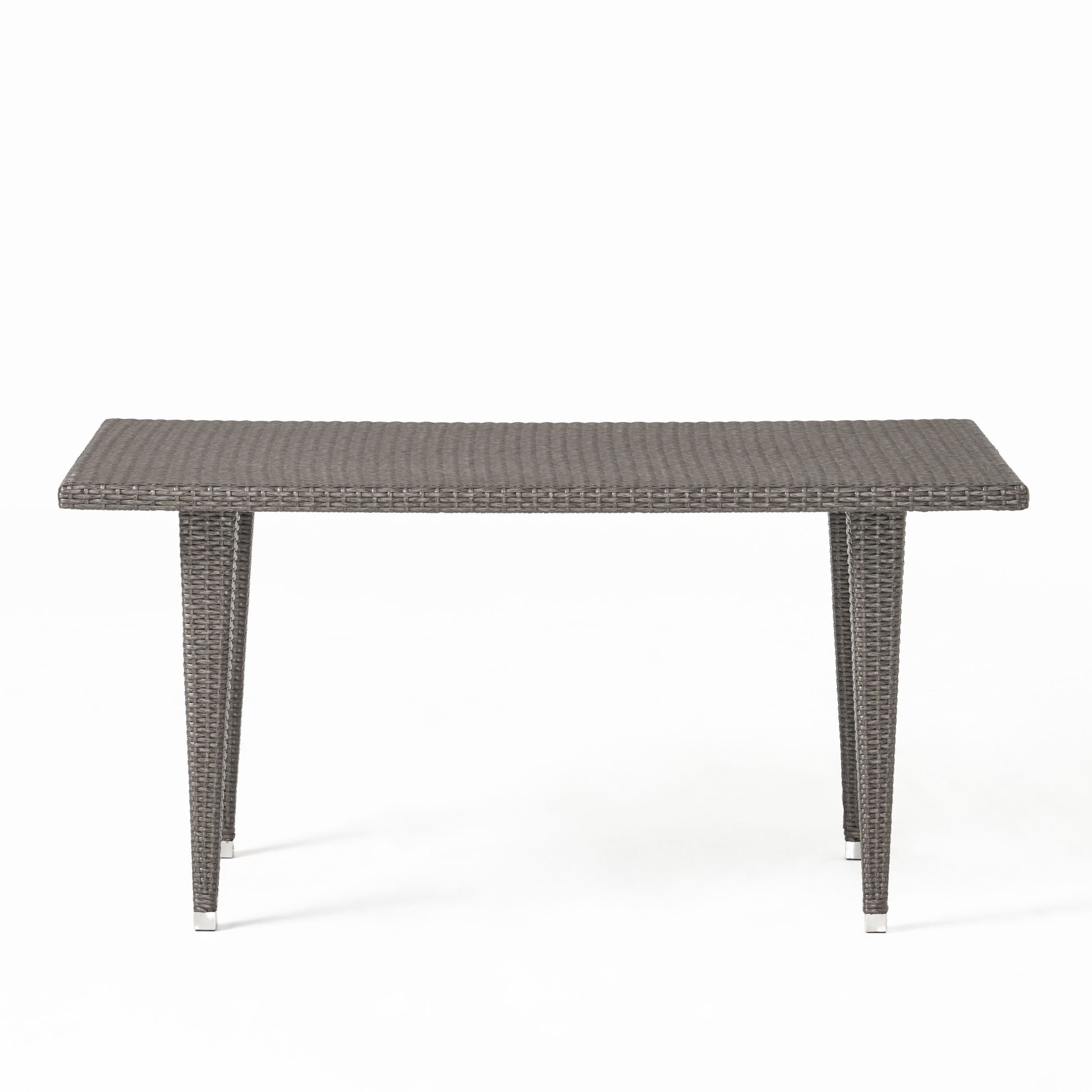 Dominica 35*59 Rect Table Pvc Grey Iron