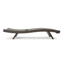 Salem Pe Wicker Chaise Lounge Mocha Rattan