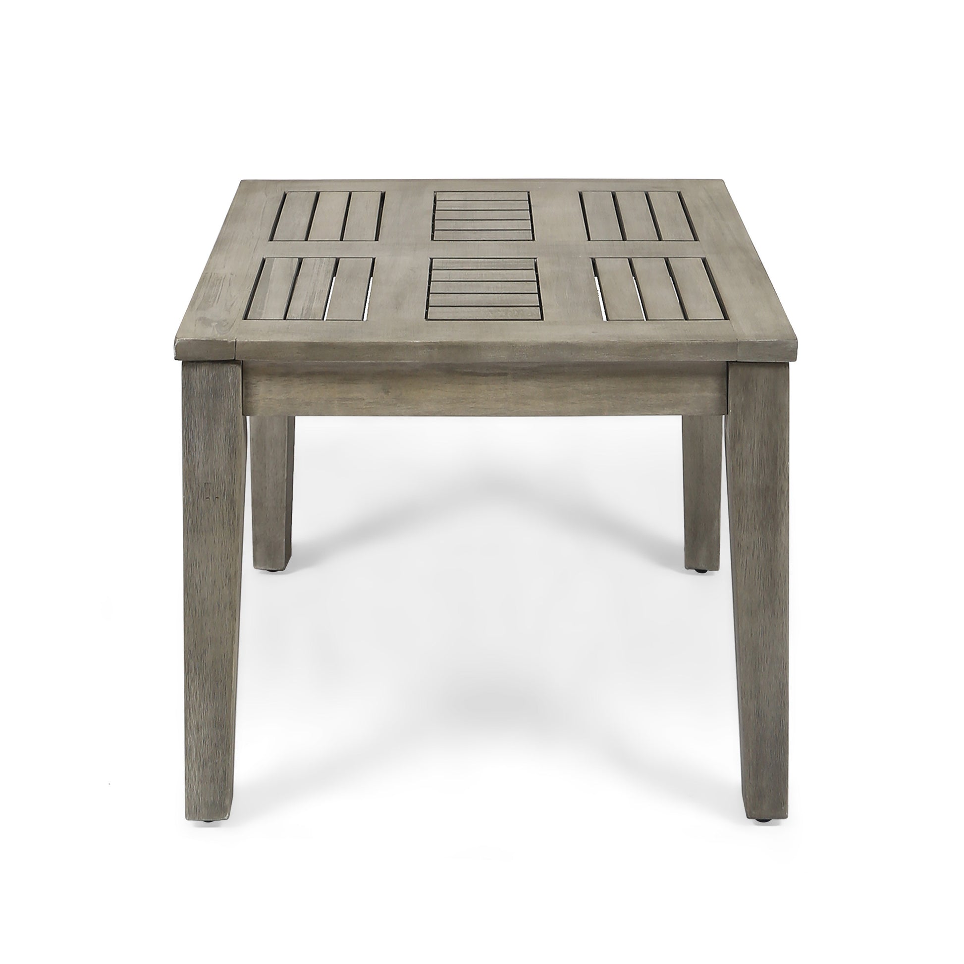 Hampton Wood Side Table Grey Wood