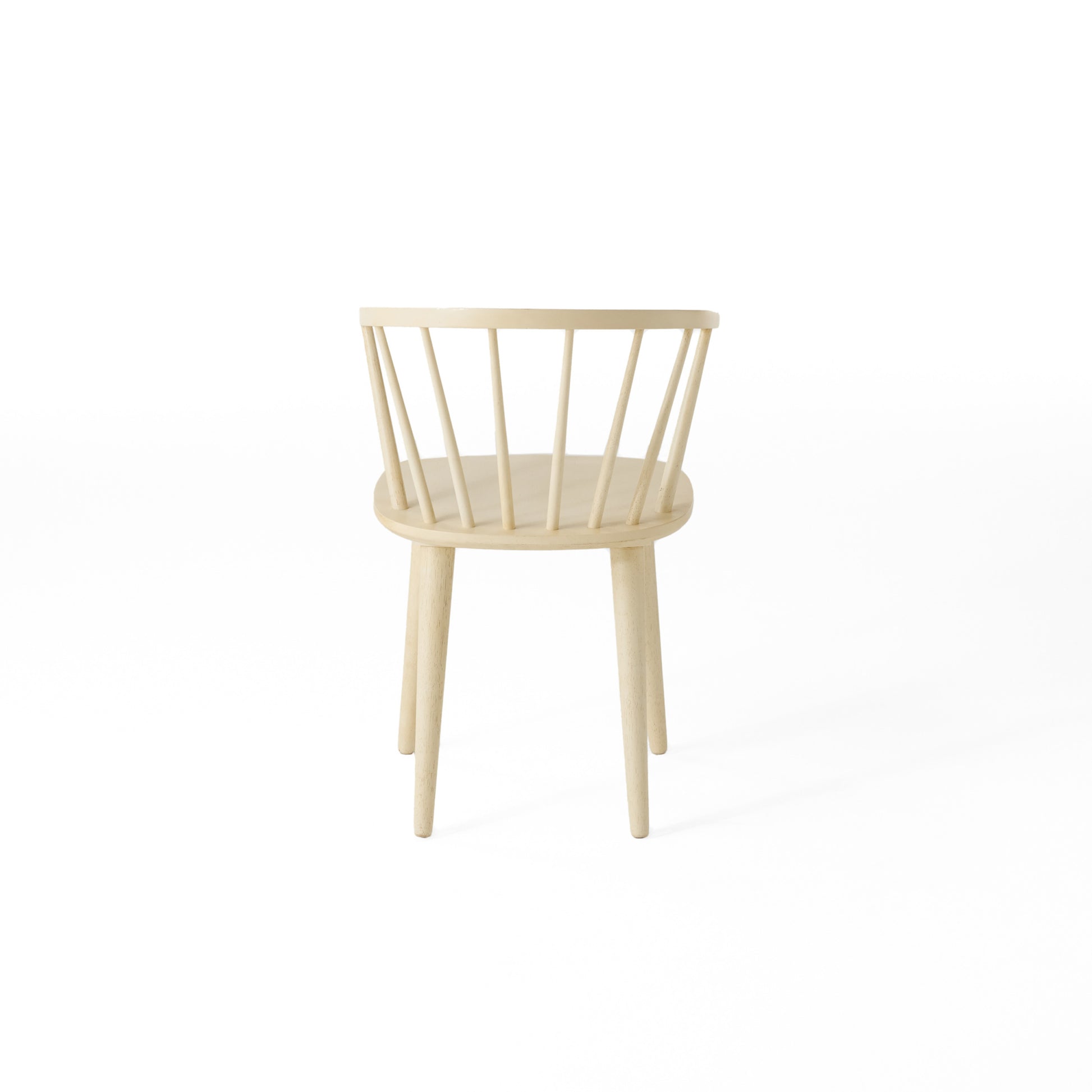 30 Inch Caprail Chair Cream Rubber