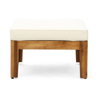 Grenada L Shape Beige Acacia Wood