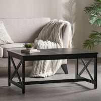 Coffee Table Black Wood