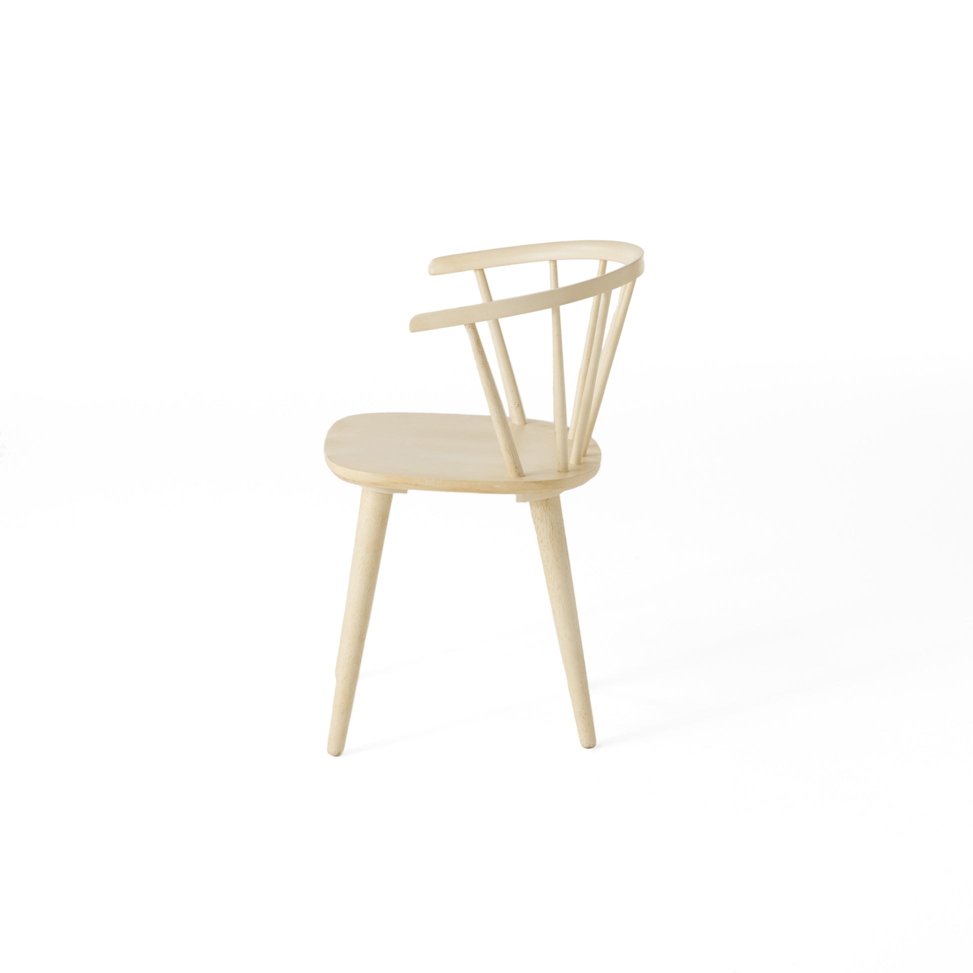 30 Inch Caprail Chair Cream Rubber