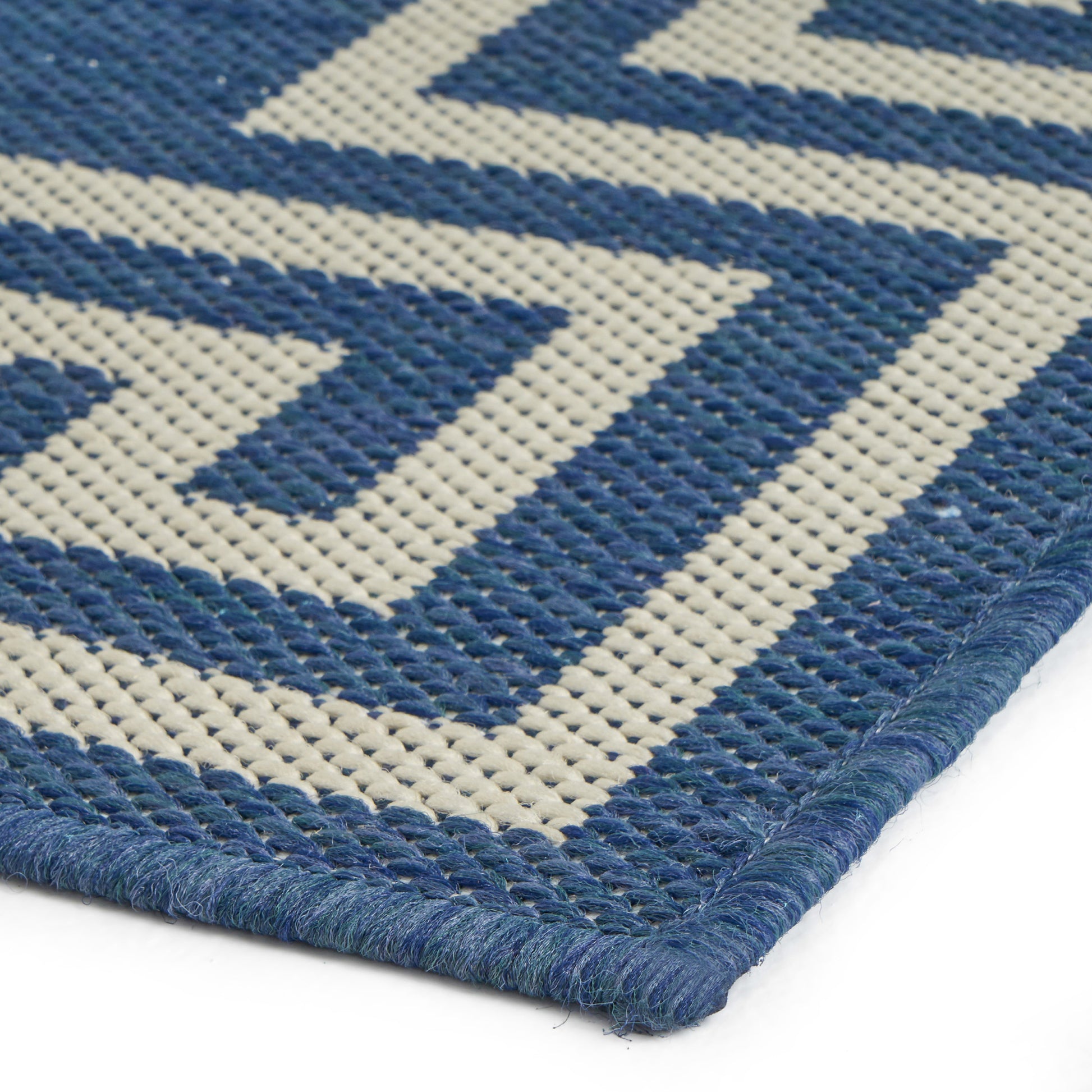 6560L 5'3"X7' Rug Blue Polypropylene