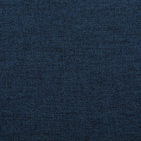 Storage Ottoman Navy Blue Fabric