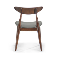 Chair Set Of 2 Light Gray Fabric
