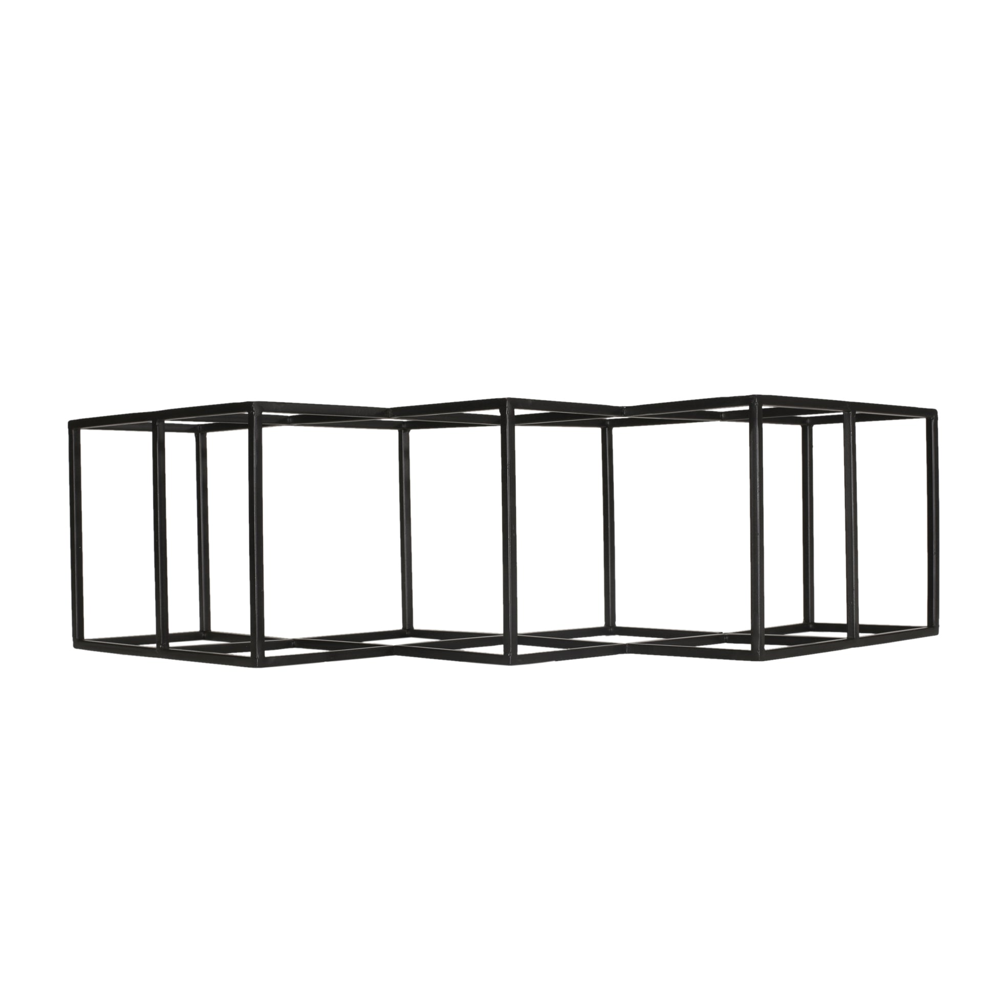 Wine Rack Black Iron