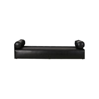 3 Seater Sofa Black Pu